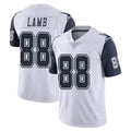 Kooe D.Cowboys #88 CeeDee Lamb Player White-Navy Limited Color Rush Vapor Untouchable Home Game Stitched Jerseys
