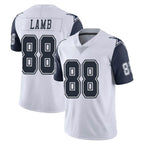 Kooe D.Cowboys #88 CeeDee Lamb Player White-Navy Limited Color Rush Vapor Untouchable Home Game Stitched Jerseys