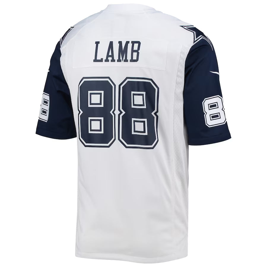 Kooe D.Cowboys #88 CeeDee Lamb Player White Alternate Game Stitched Jerseys