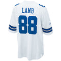 Kooe D.Cowboys #88 CeeDee Lamb Player White Home Game Stitched  Jerseys