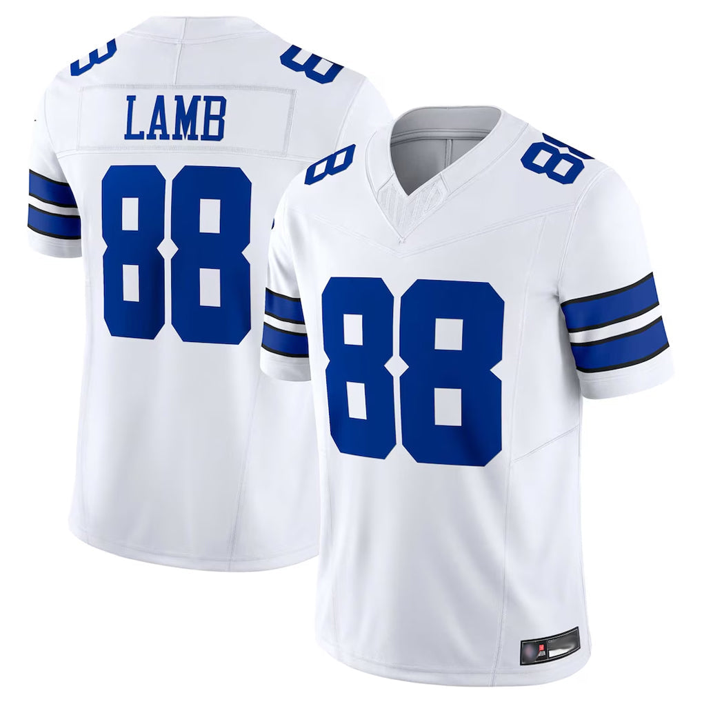 Kooe D.Cowboys #88 CeeDee Lamb Player White Limited Vapor F.U.S.E. Home Game Stitched Jerseys