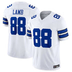 Kooe D.Cowboys #88 CeeDee Lamb Player White Limited Vapor F.U.S.E. Home Game Stitched Jerseys