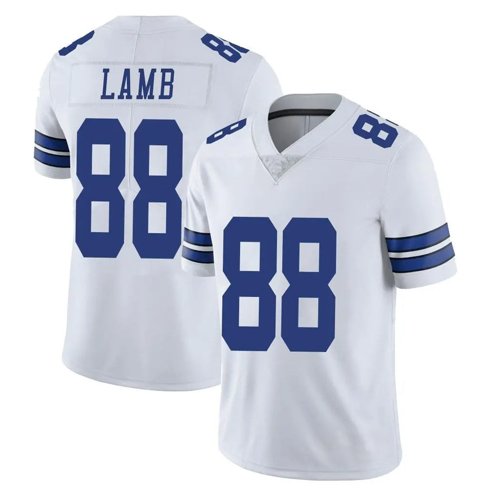 Kooe D.Cowboys #88 CeeDee Lamb Player White Vapor Untouchable Limited Home Game Stitched Jerseys
