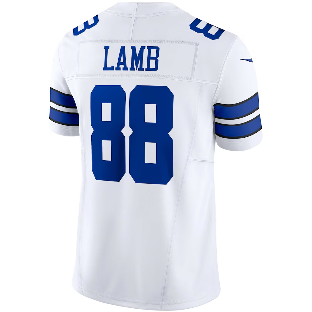 Kooe D.Cowboys #88 CeeDee Lamb White Vapor F.U.S.E. Limited Stitched Jerseys