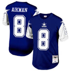 Kooe D.Cowboys #8 Troy Aikman Navy Legacy Replica Jersey American Stitched  Jerseys