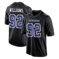 Kooe D.Cowboys #92 Quinnen Williams Player Carbon Black Fashion Home Game Stitched Jerseys