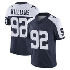 Kooe D.Cowboys #92 Quinnen Williams Player Navy-White Limited Alternate Vapor Untouchable Home Game Stitched Jerseys