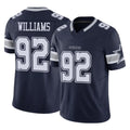 Kooe D.Cowboys #92 Quinnen Williams Player Navy Limited Vapor F.U.S.E. Home Game Stitched Jerseys
