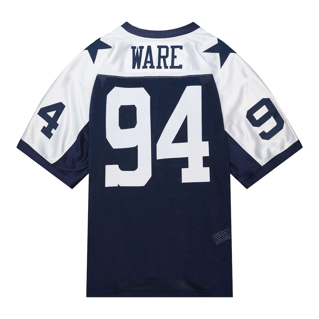 Kooe D.Cowboys #94 DeMarcus Ware Mitchell & Ness Navy 2011 Authentic Throwback Retired Player Jersey Stitched Puhic