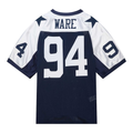 Kooe D.Cowboys #94 DeMarcus Ware Mitchell & Ness Navy 2011 Authentic Throwback Retired Player Jersey Stitched Puhic