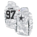 Kooe D.Cowboys #97 Kenny Clark Player Arctic Camo Salute to Service Hoodies Limited Game Stitched Jerseys