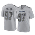 Kooe D.Cowboys #97 Kenny Clark Player Gray Atmosphere Fashion Home Game Stitched Jerseys