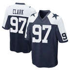 Kooe D.Cowboys #97 Kenny Clark Player Navy-White Alternate Home Game Stitched Jerseys