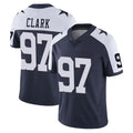 Kooe D.Cowboys #97 Kenny Clark Player Navy-White Limited Alternate Vapor Untouchable Home Game Stitched Jerseys