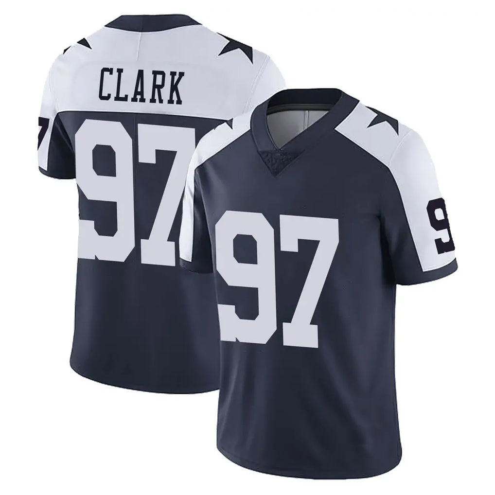 Kooe D.Cowboys #97 Kenny Clark Player Navy-White Limited Alternate Vapor Untouchable Home Game Stitched Jerseys