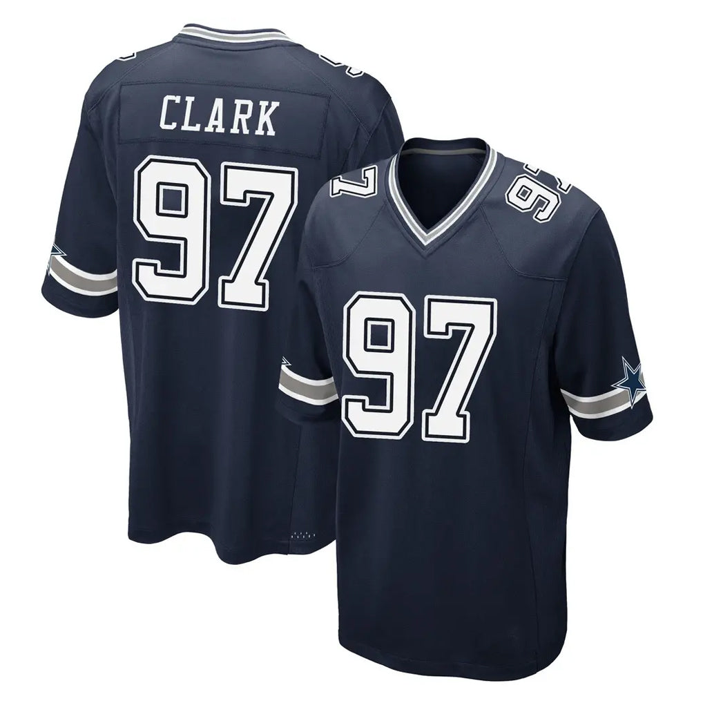 Kooe D.Cowboys #97 Kenny Clark Player Navy Home Game Stitched Jerseys