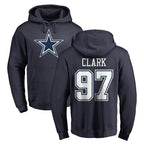 Kooe D.Cowboys #97 Kenny Clark Player Navy Pullover Hoodies Limited Stitched Jerseys
