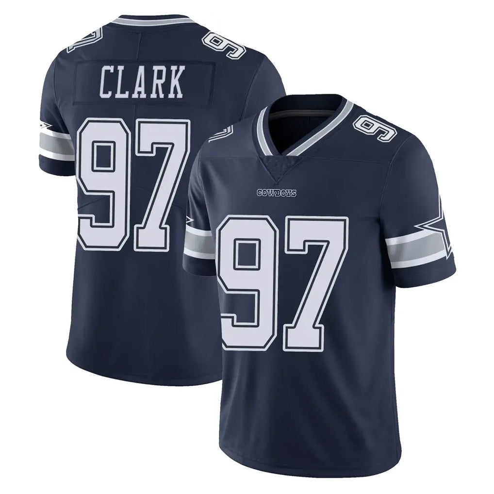 Kooe D.Cowboys #97 Kenny Clark Player Navy Vapor Untouchable Limited Home Game Stitched Jerseys