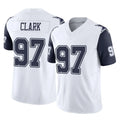 Kooe D.Cowboys #97 Kenny Clark Player White-Navy Limited Vapor F.U.S.E. Home Game Stitched Jerseys