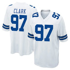 Kooe D.Cowboys #97 Kenny Clark Player White Home Game Stitched Jerseys