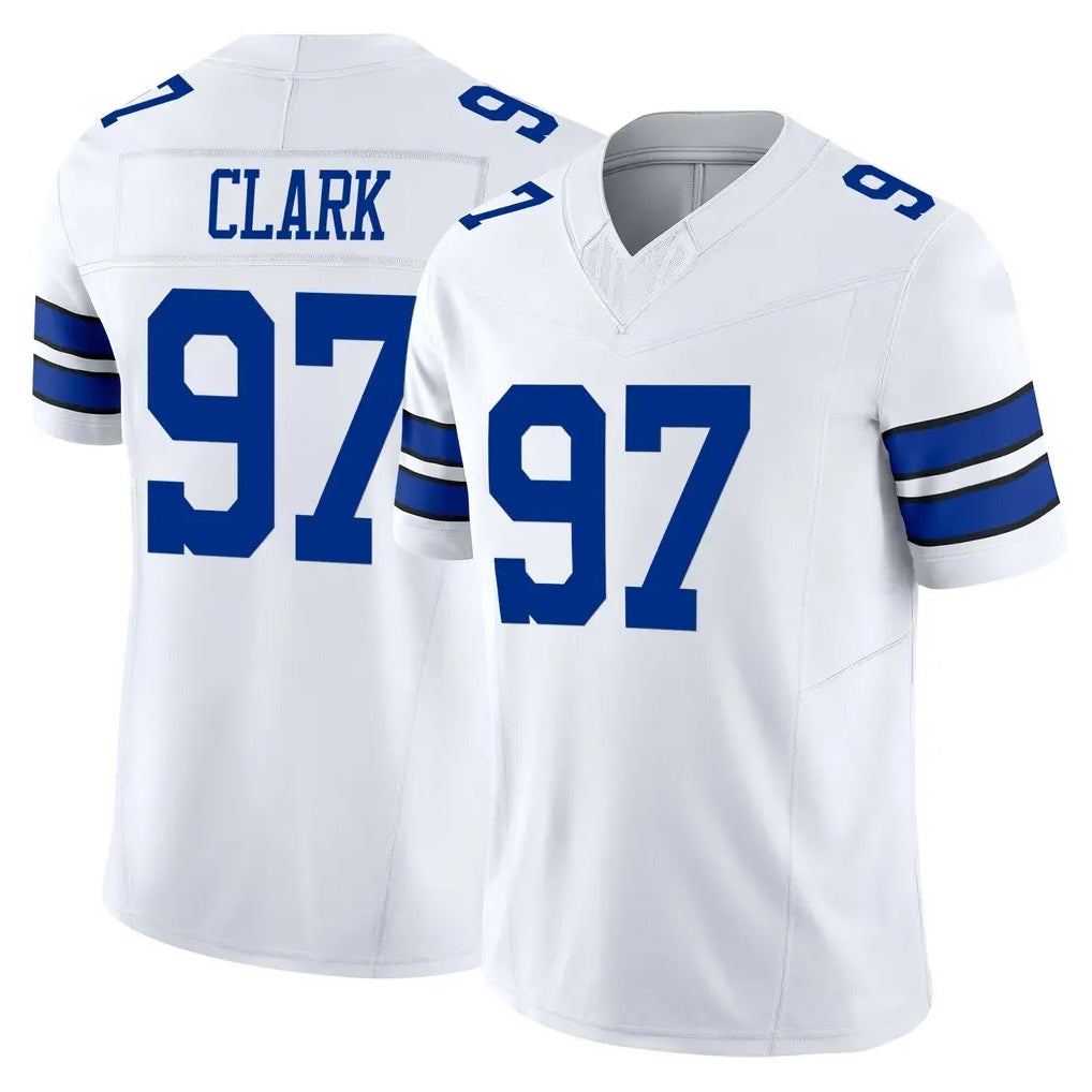 Kooe D.Cowboys #97 Kenny Clark Player White Limited Vapor F.U.S.E. Home Game Stitched Jerseys