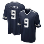 Kooe D.Cowboys #9 KaVontae Turpin Player Navy Home Game Stitched Jerseys