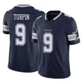 Kooe D.Cowboys #9 KaVontae Turpin Player Navy Limited Vapor F.U.S.E. Home Game Stitched Jerseys