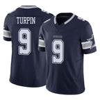 Kooe D.Cowboys #9 KaVontae Turpin Player Navy Limited Vapor F.U.S.E. Home Game Stitched Jerseys
