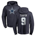 Kooe D.Cowboys #9 KaVontae Turpin Player Navy Pullover Hoodies Limited Stitched Jerseys