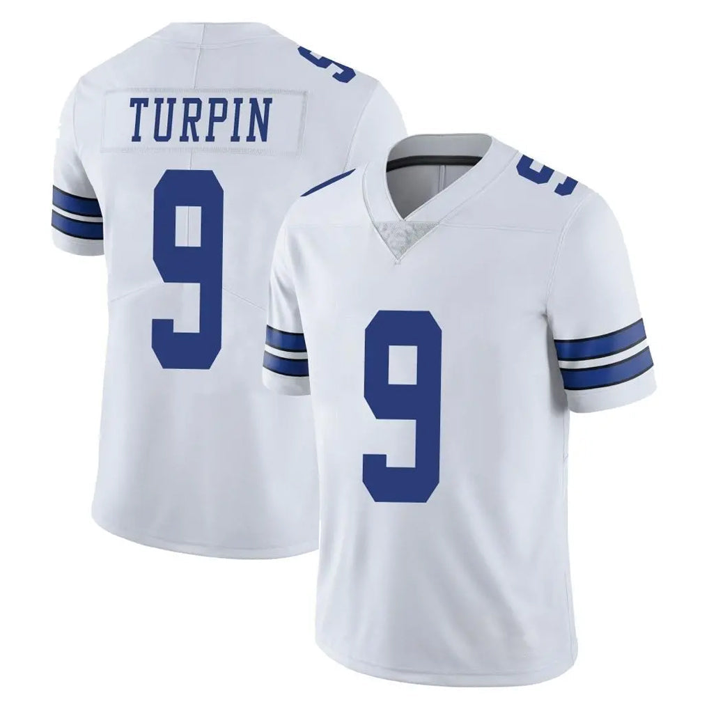 Kooe D.Cowboys #9 KaVontae Turpin Player White Vapor Untouchable Limited Home Game Stitched Jerseys