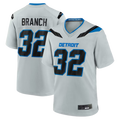 Kooe D.Lions #32 Brian Branch Silver 2026 Rivalries Collection Game Stitched Jerseys