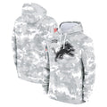 Kooe D.Lions Arctic Camo Salute to Service Hoodies Limited Game Blank Player Stitched Jerseys