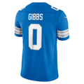Kooe D.Lions #0 Jahmyr Gibbs Blue Team Vapor F.U.S.E. Stitched Limited Jerseys
