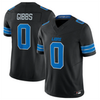 Kooe D.Lions #0 Jahmyr Gibbs Player Black Vapor F.U.S.E. Limited Replica Stitched Jerseys