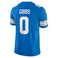 Kooe D.Lions #0 Jahmyr Gibbs Player Blue Vapor F.U.S.E. Limited Game Stitched Jerseys