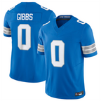 Kooe D.Lions #0 Jahmyr Gibbs Player Blue Vapor F.U.S.E. Limited Replica Stitched Jerseys