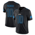 Kooe D.Lions #10 Isiah Pacheco Player Black Impact Limited Home Game Stitched Jerseys
