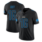 Kooe D.Lions #16 Jared Goff Player Black Impact Limited Home Game Stitched Jerseys