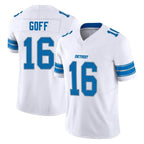 Kooe D.Lions #16 Jared Goff Player White Limited Vapor F.U.S.E. Alternate Home Game Stitched Jerseys