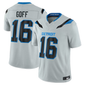 Kooe D.Lions #16 Jared Goff Silver 2026 Rivalries Collection Limited Stitched Jerseys