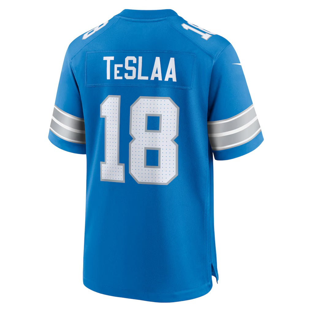 Kooe D.Lions #18 Isaac TeSlaa Blue Game Player Jersey
