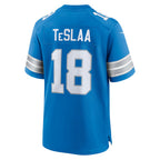Kooe D.Lions #18 Isaac TeSlaa Blue Game Player Jersey