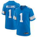 Kooe D.Lions #1 Jameson Williams Player Blue Replica Game Stitched Jerseys