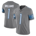 Kooe D.Lions #1 Jameson Williams Player Gray Vapor Untouchable Limited Home Game Stitched Jerseys