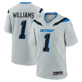 Kooe D.Lions #1 Jameson Williams Silver 2026 Rivalries Collection Game Stitched Jerseys