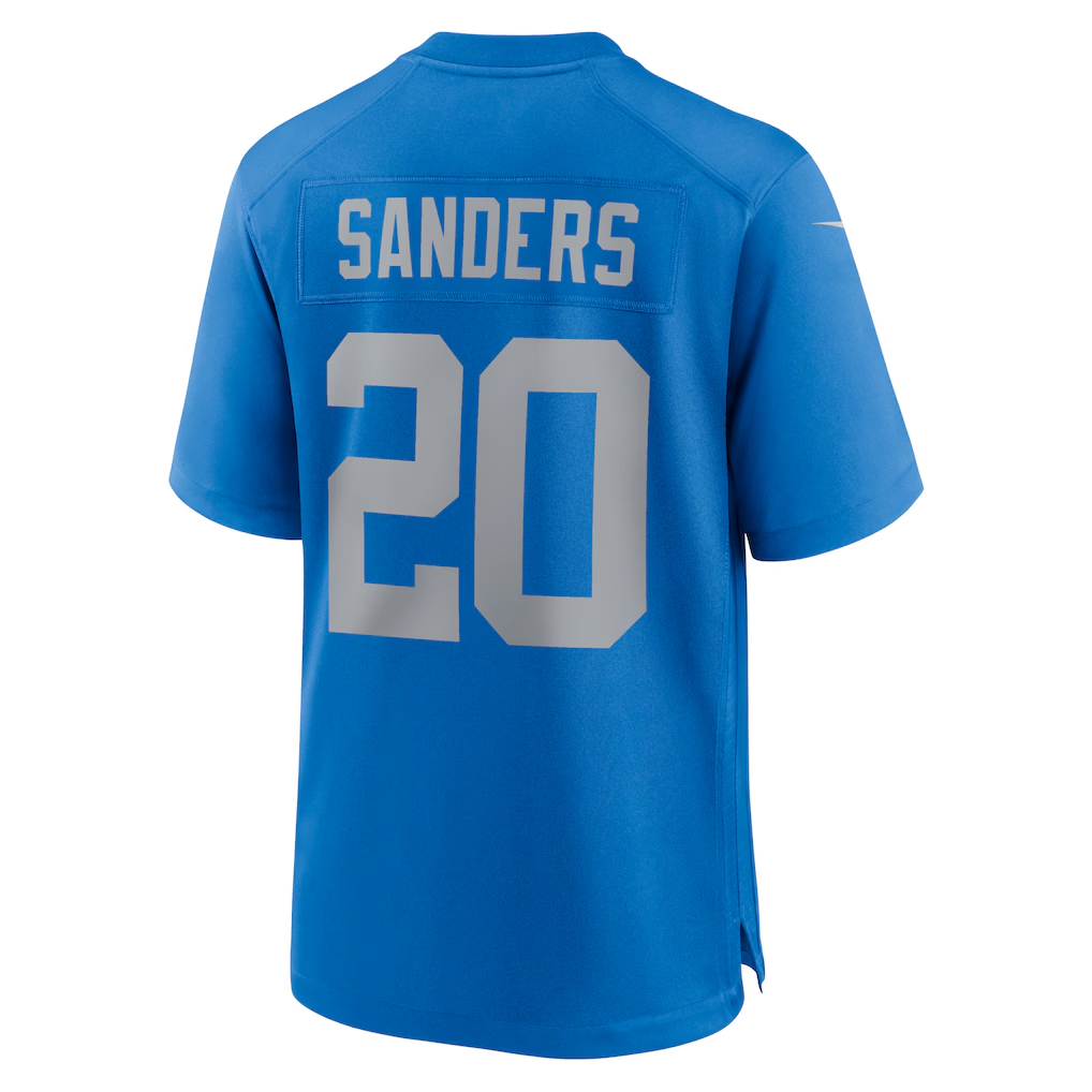 Kooe D.Lions #20 Barry Sanders Blue Alternate Game Stitched Jerseys