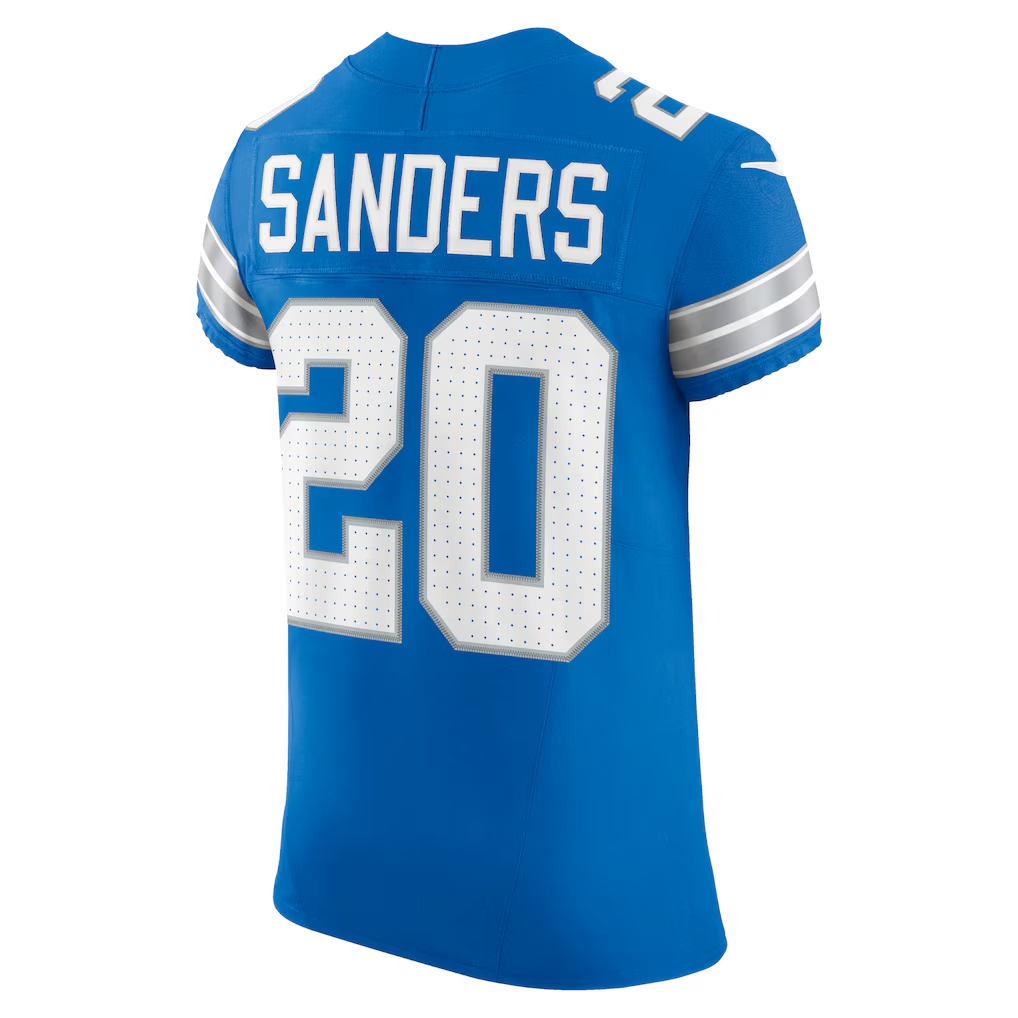 Kooe D.Lions #20 Barry Sanders Blue Team Vapor F.U.S.E. Elite Stitched Jerseys