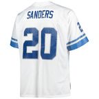 Kooe D.Lions #20 Barry Sanders Mitchell & Ness White Big & Tall 1996 Retired Player Replica Stitched Puhic Jersey