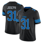 Kooe D.Lions #31 Kerby Joseph Player Black Alternate Vapor F.U.S.E. Limited Home Game Stitched Jerseys