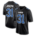 Kooe D.Lions #31 Kerby Joseph Player Black Fashion Home Game Stitched Jerseys